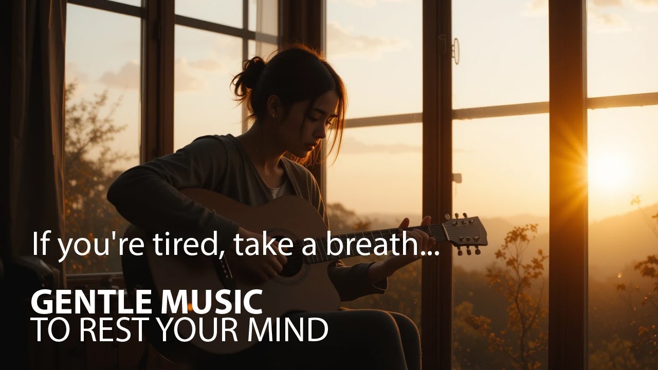 When You're Tired, Press Play - Gentle Music to Rest Your Mind | GoodLuck_everyone