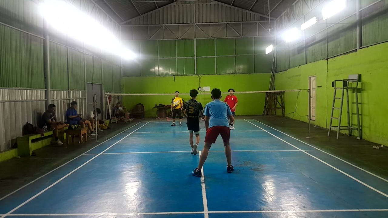 MABAR BADMINTON PB MUTIARA ( HANAFI / IBNU VS RAFI /ERKAN)