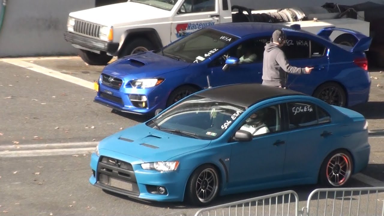 Новый Sti против EVO X GSR