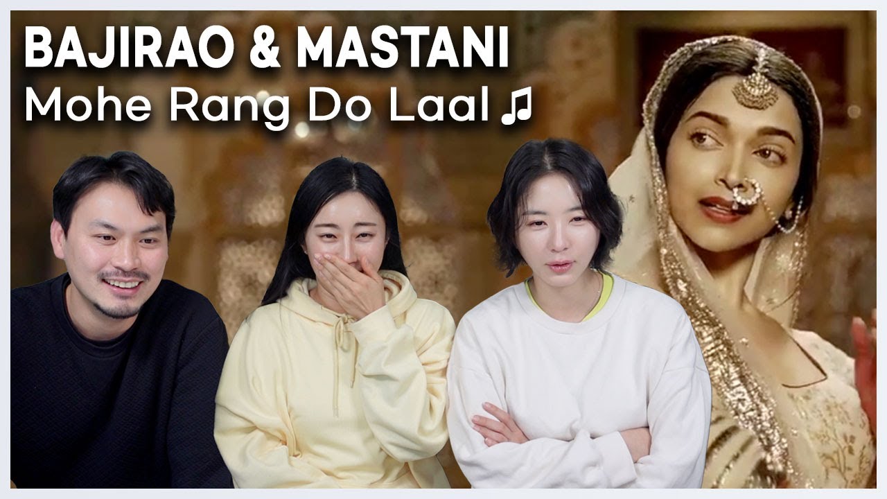 (Eng subs) Actor and Actress React to Mohe Rang Do Laal | Bajirao Mastani | Ranveer & Deepika