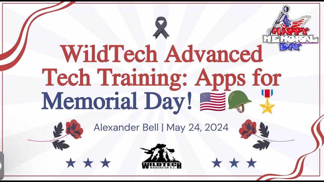Advanced Training- Apps for Memorial Day (5/24/24)