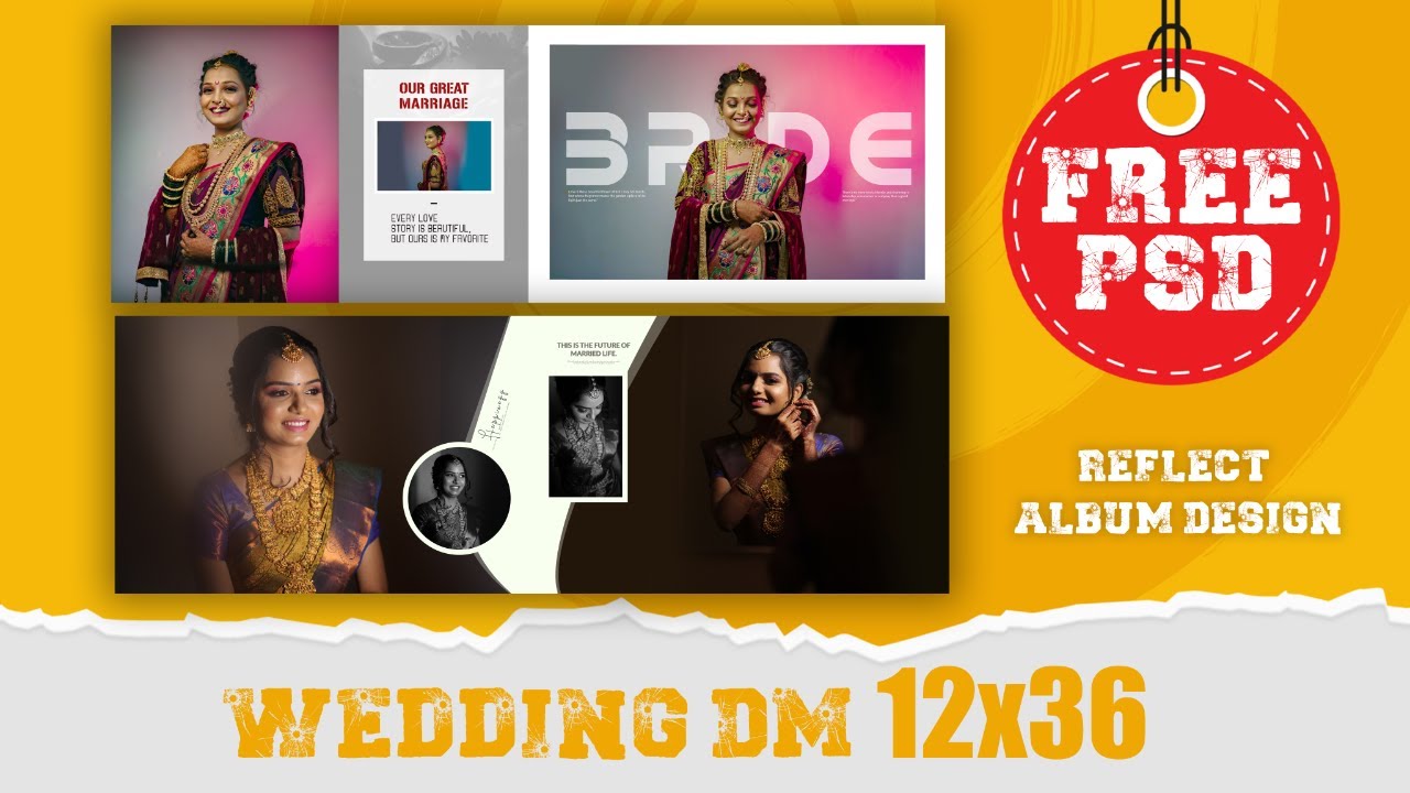 New 2025 Wedding Bride DM psd free downlod | easy to use photoshop | password&nbsp;protected&nbsp;file