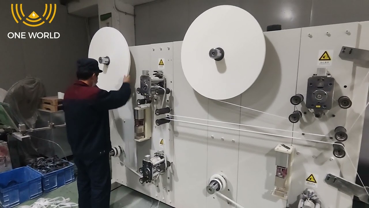 Water Blocking Tape - Swelling Tape rewinding process #oneworld