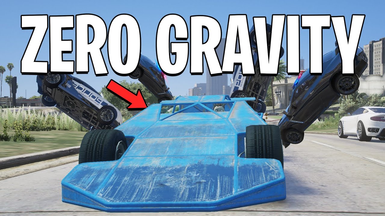 I Became A Getaway Driver In A Zero Gravity Ramp Car on GTA 5 RP
