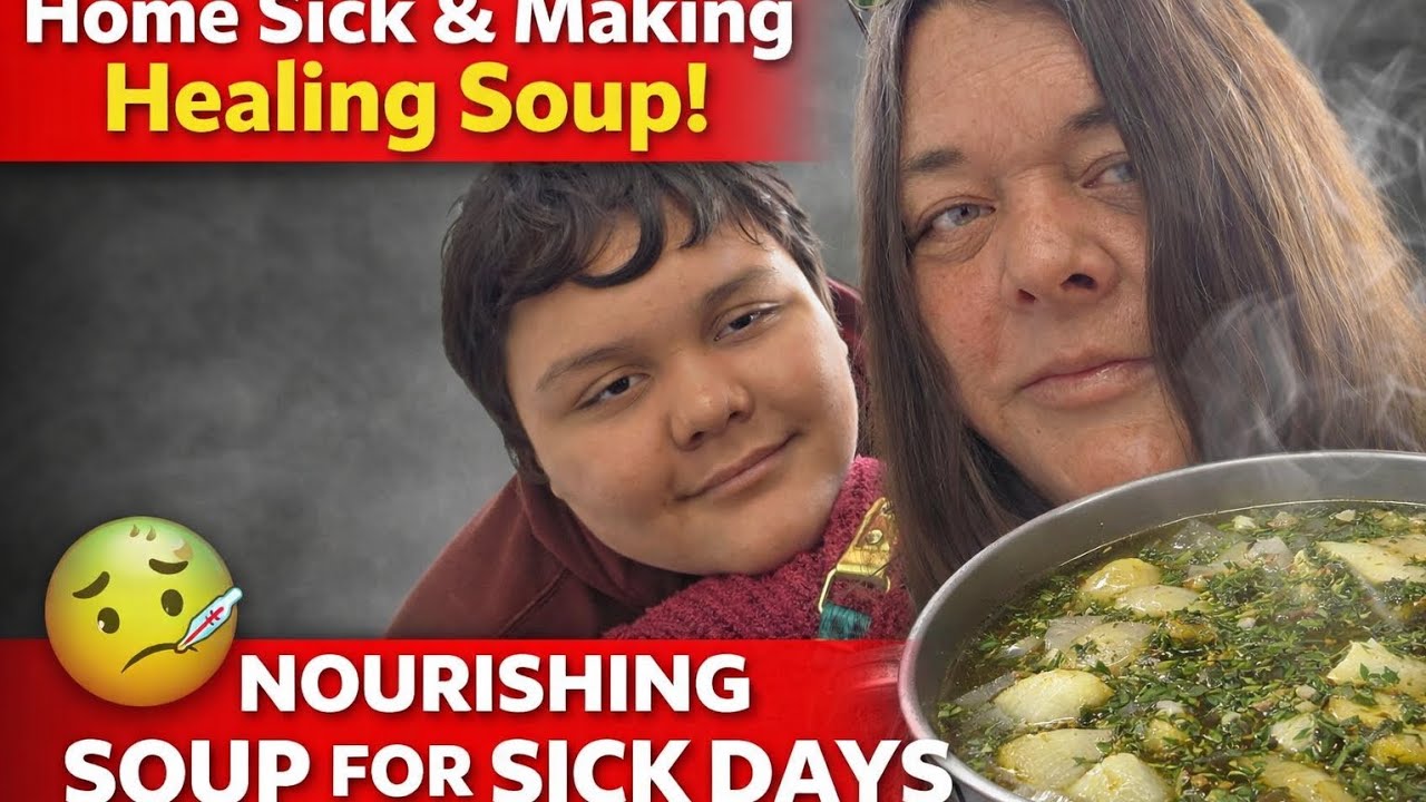 Making Healing Chicken Bone Broth Soup at Home | Immune Boosting Sick Day Comfort Food
