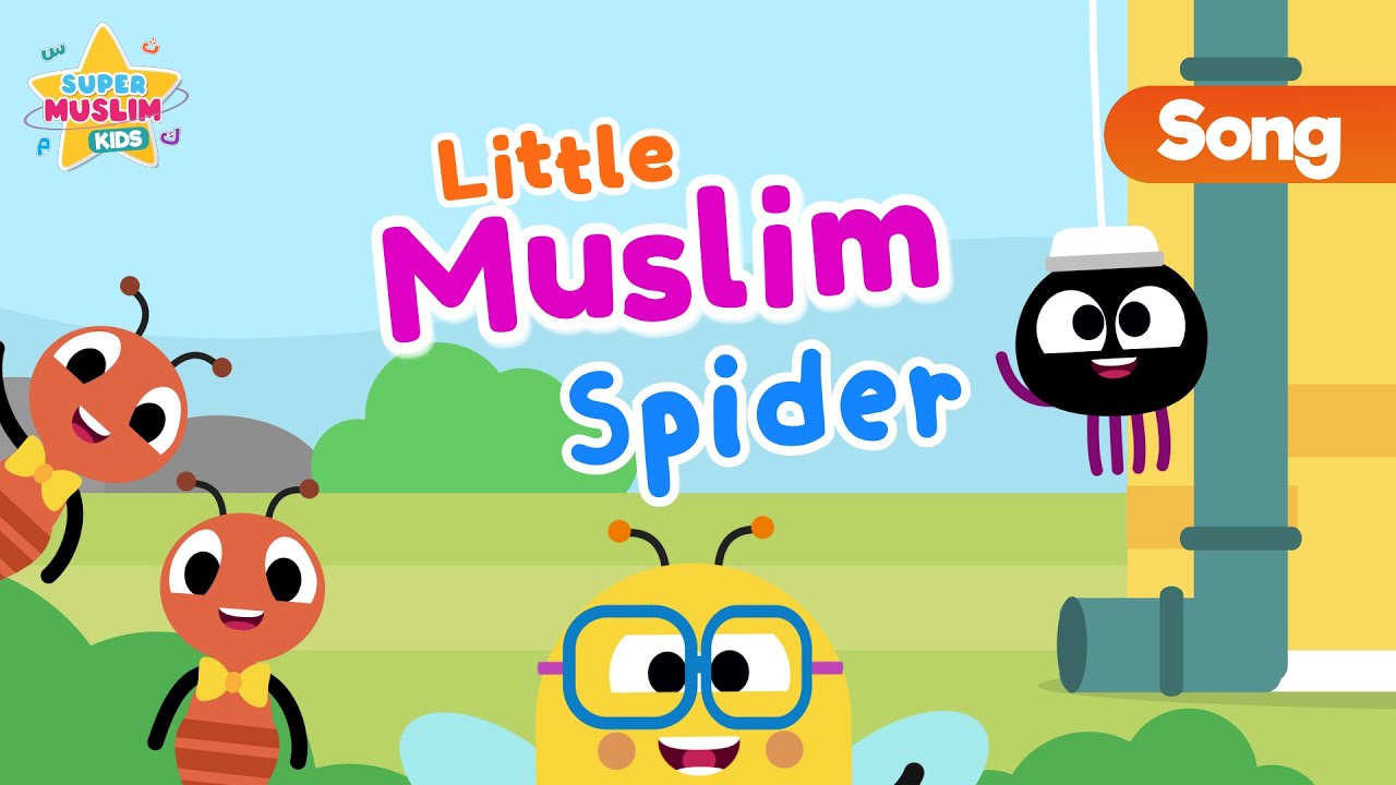 Little Muslim Spider - Kids song (Nasheed) - Vocals Only - Muslim Version - @supermuslimkids