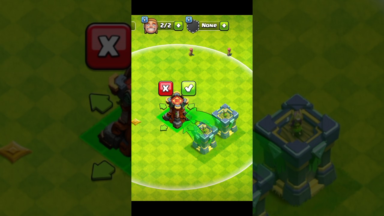 Multi Archer Tower vs Normal Archer tower clash of clans #clashofclans #shorts #coc