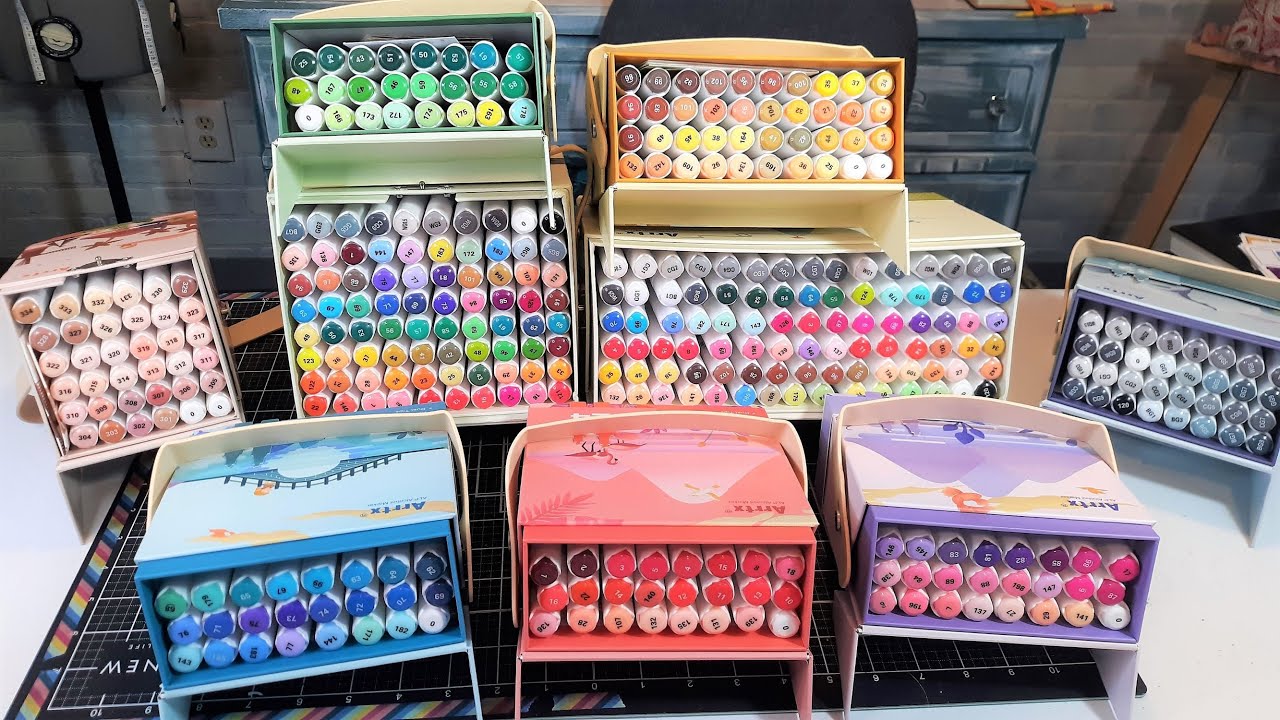 These would be perfect for adult coloring books! Arrtx Alp Markers: Let's compare all the sets!