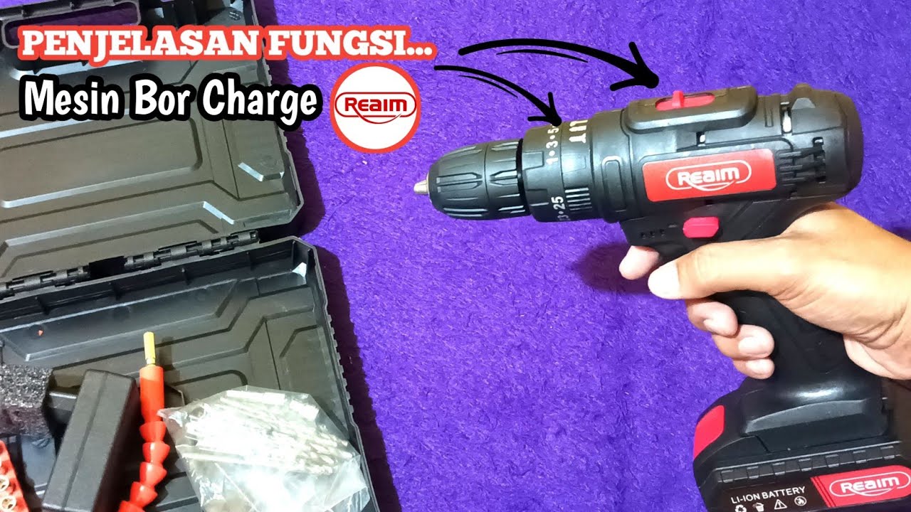 Review Cara Penggunaan Mesin Bor Charge 