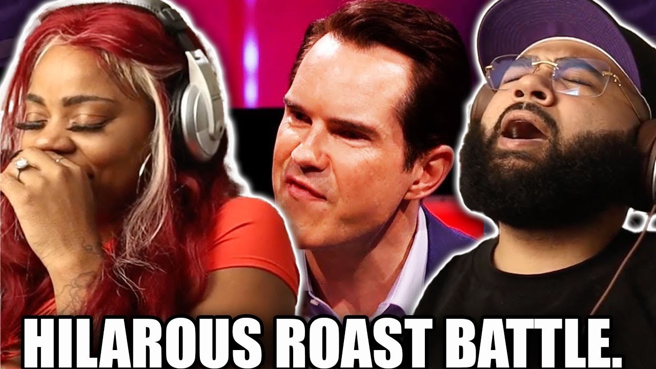 EPIC!!!! Big Narstie vs Jimmy Carr In EPIC Roast Battle - BLACK COUPLE REACTS