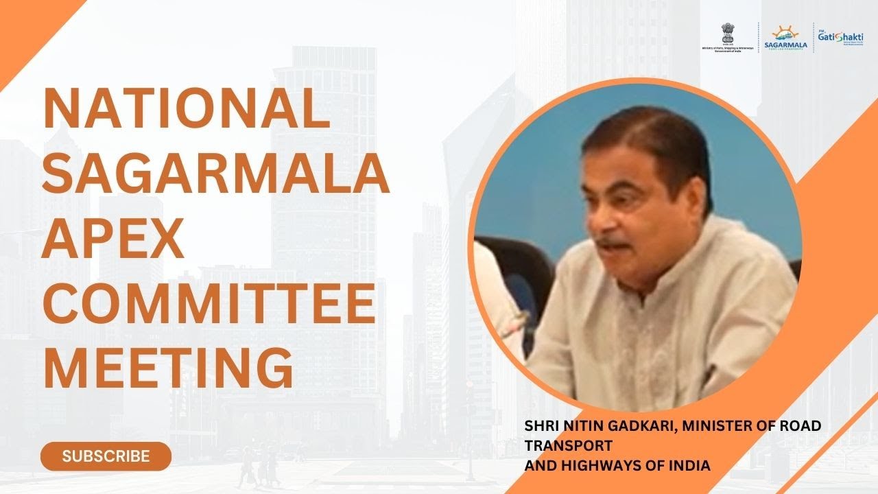 Shri Nitin Gadkari, Minister Road Transport & Highways addressed National Sagarmala APEX Committee!