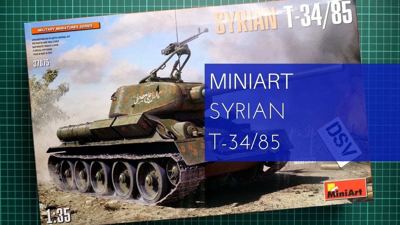 Miniart 1/35 Syrian T-34/85 (37075) Review