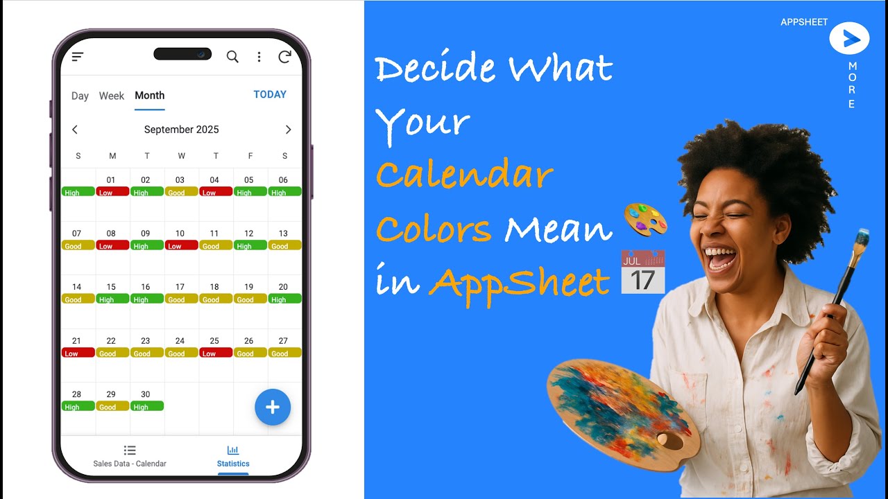 How to Set Your Calendar Colors in AppSheet! 🎨🔥