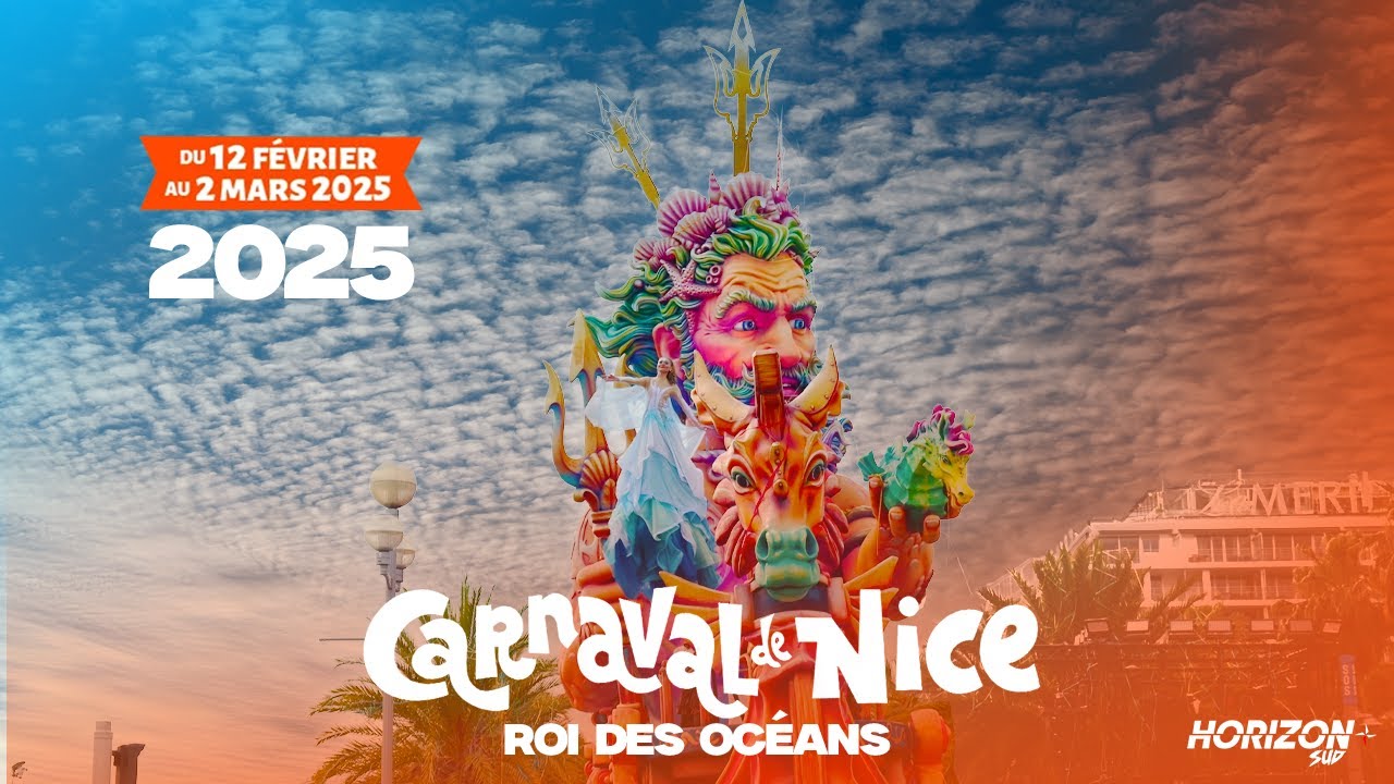 Carnaval de Nice 2025 Roi des Océans - Corso carnavalesque
