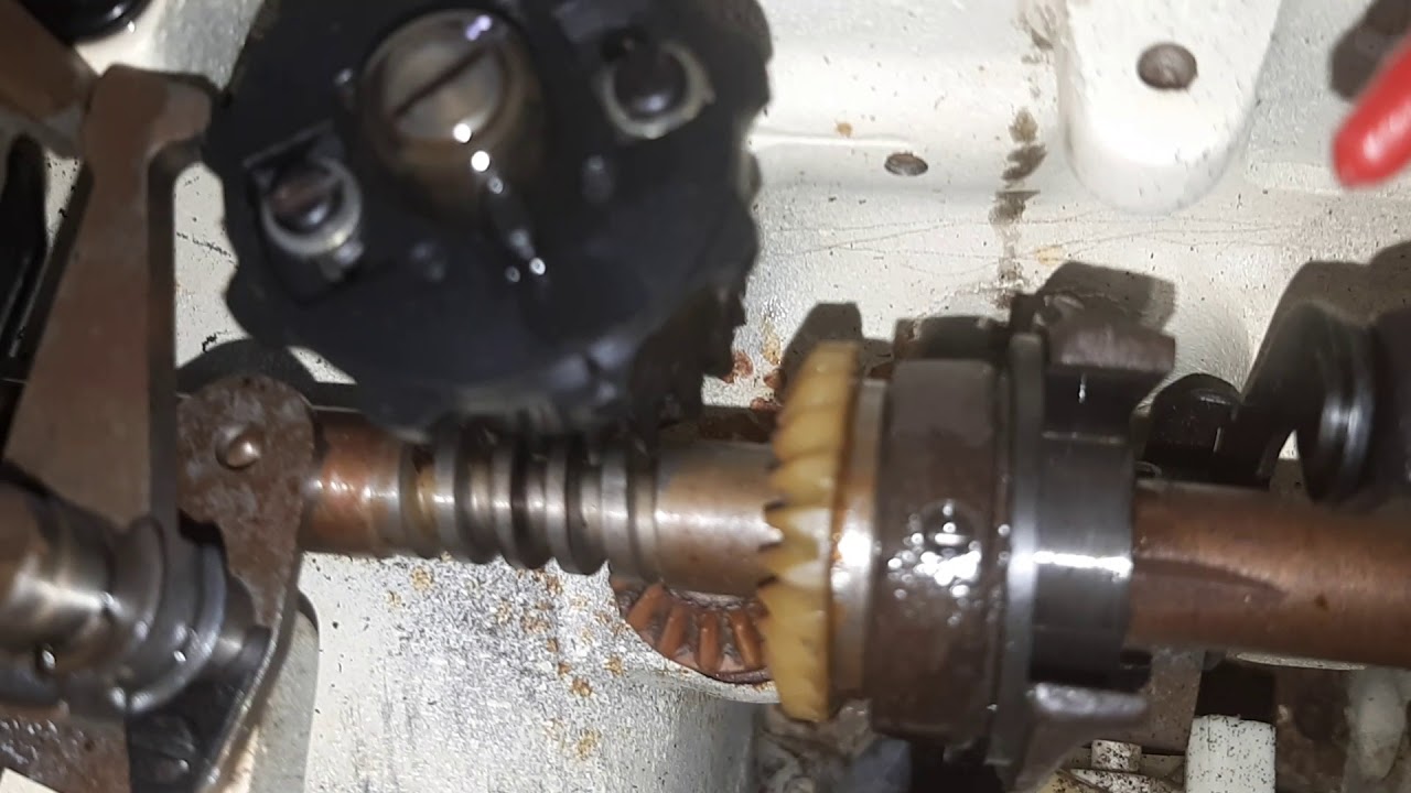 Modo correto de lubrificação de sua máquina Singer modelo 247.