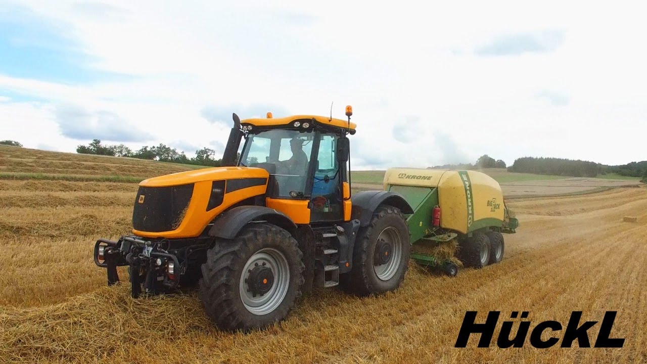 Udo HückL | Quaderballen pressen | JCB + Krone BIG Pack 1270 XC