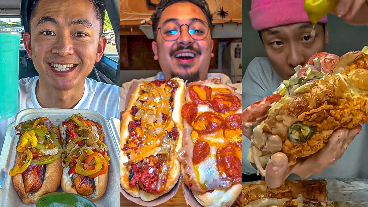 The Ultimate Subway & Viral Hot Dogs Mukbang: 1 Hour SoftBite ASMR Experience