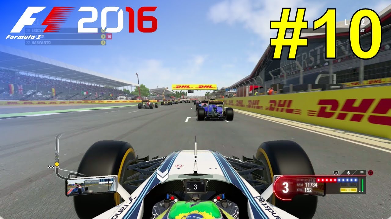 F1 2016 - Let's Make Massa World Champion #10 - 100% Race 'Great Britain'