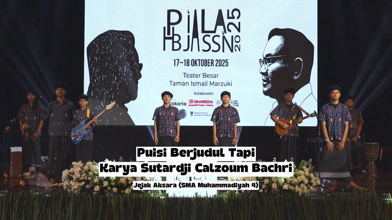 Terbaik I Musikalisasi Puisi Piala H.B. Jassin 2025 - Jejak Aksara (SMA Muhammadiyah 4)