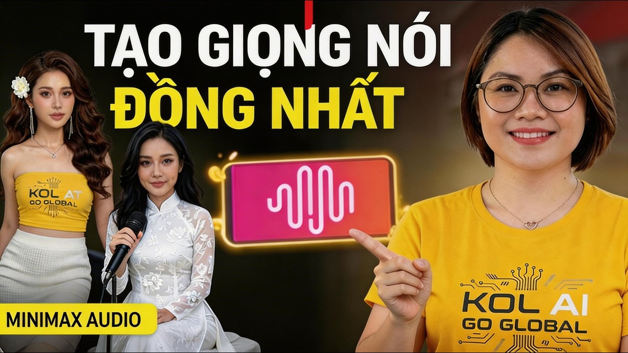 Tôi Đã Tạo Giọng Nói AI Miễn Phí Cho KOL Với Minimax Audio!