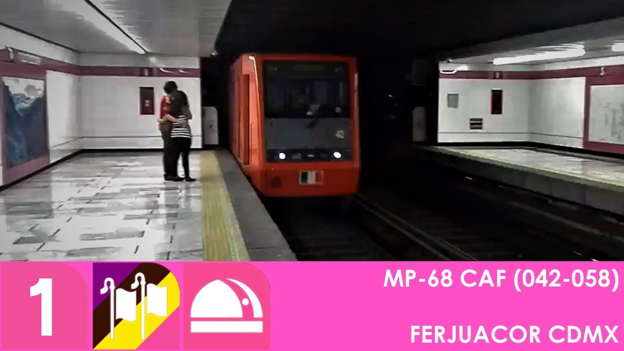 Metro CDMX - Línea 1 - De Pantitlán a Observatorio - MP-68 CAF