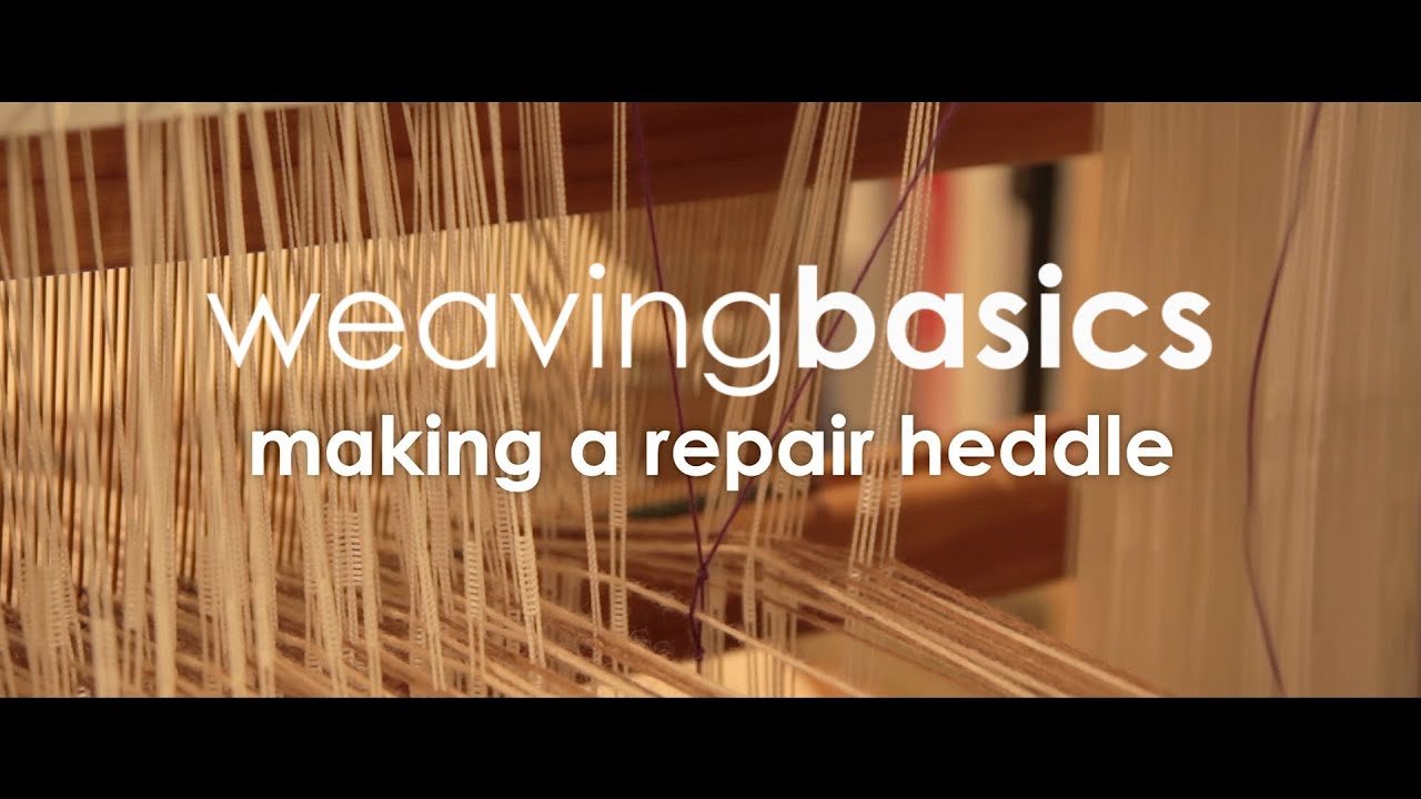 Weaving Basics: Making a Repair Heddle