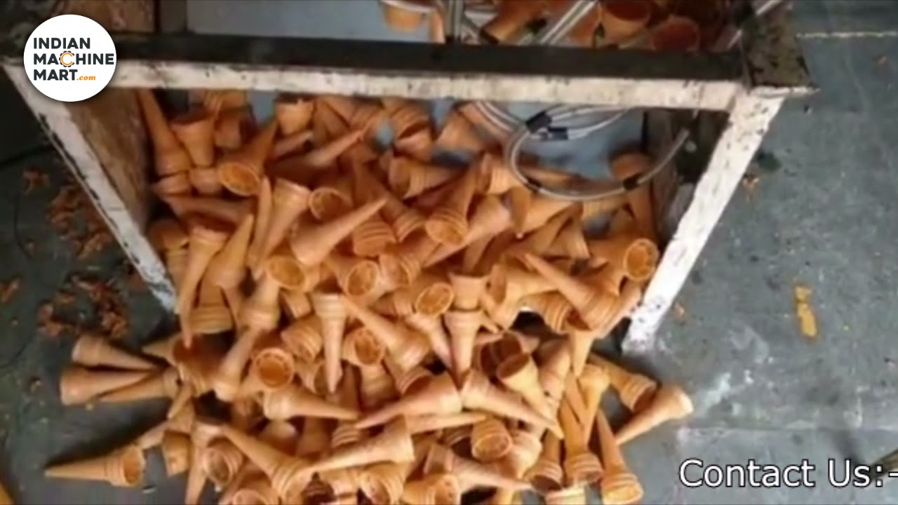 Semi Automatic Ice Cream Cone Making Machine - Indian Machine Mart