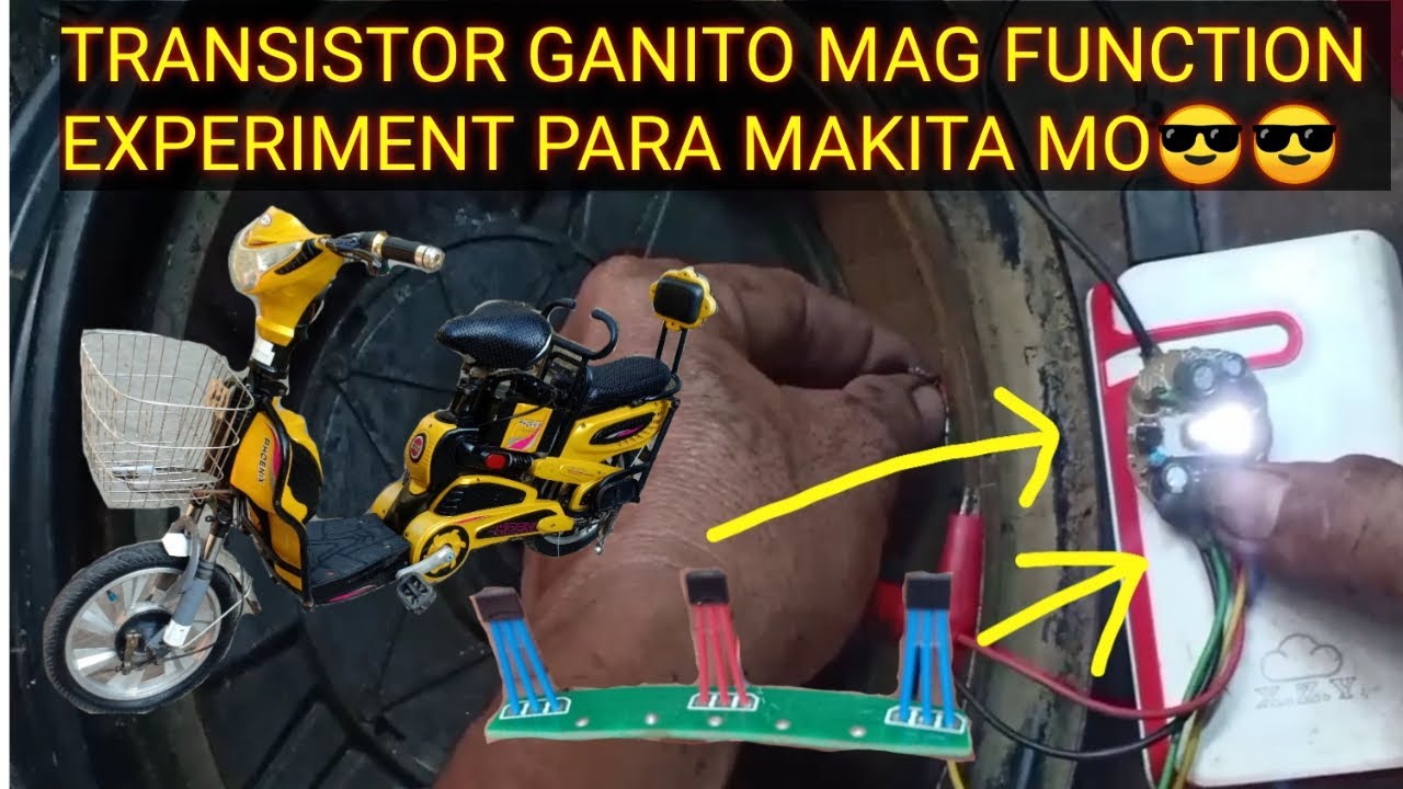 hall sensor transistor ebike, ganito gumagana ?