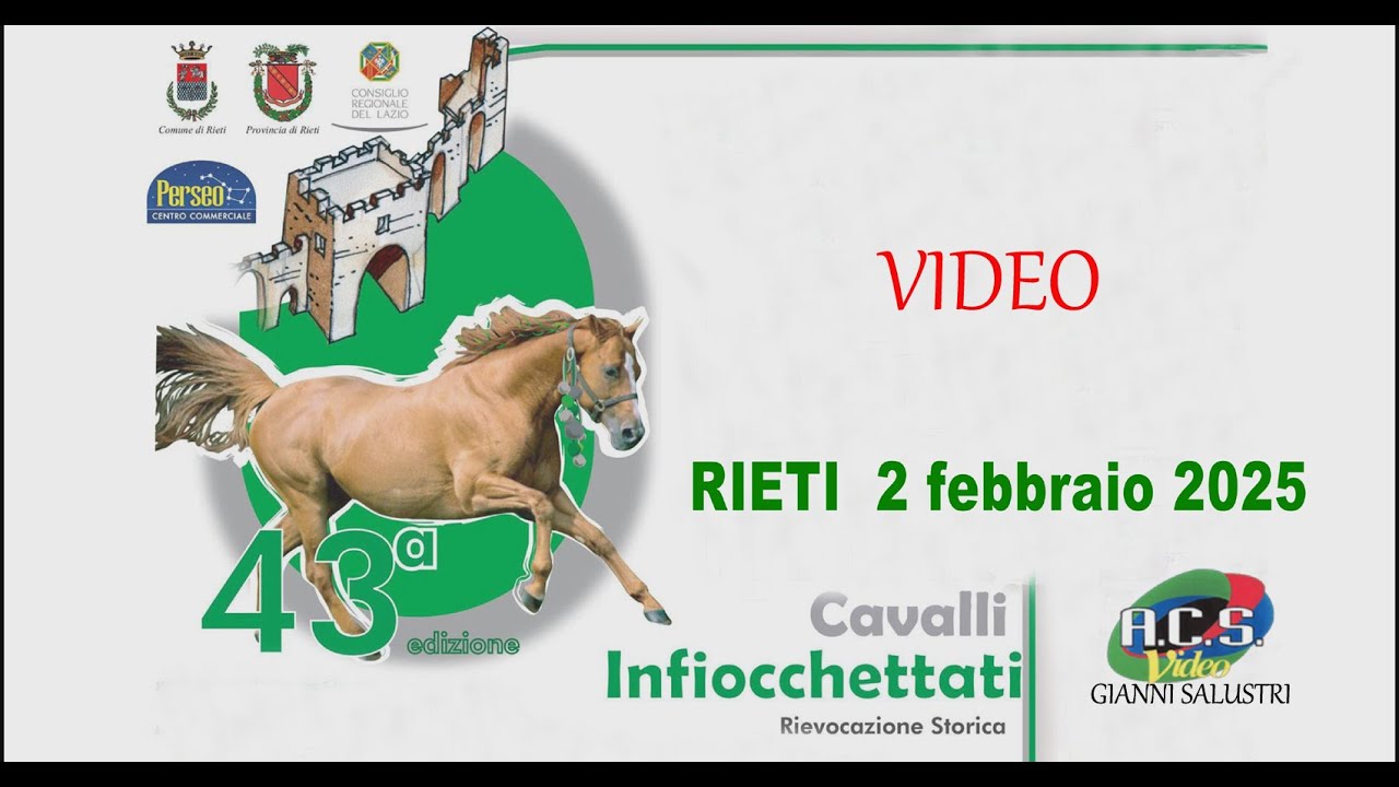 CAVALLI INFIOCCHETTATI  Rieti 2 febbraio 2025    ACS Gianni Salustri