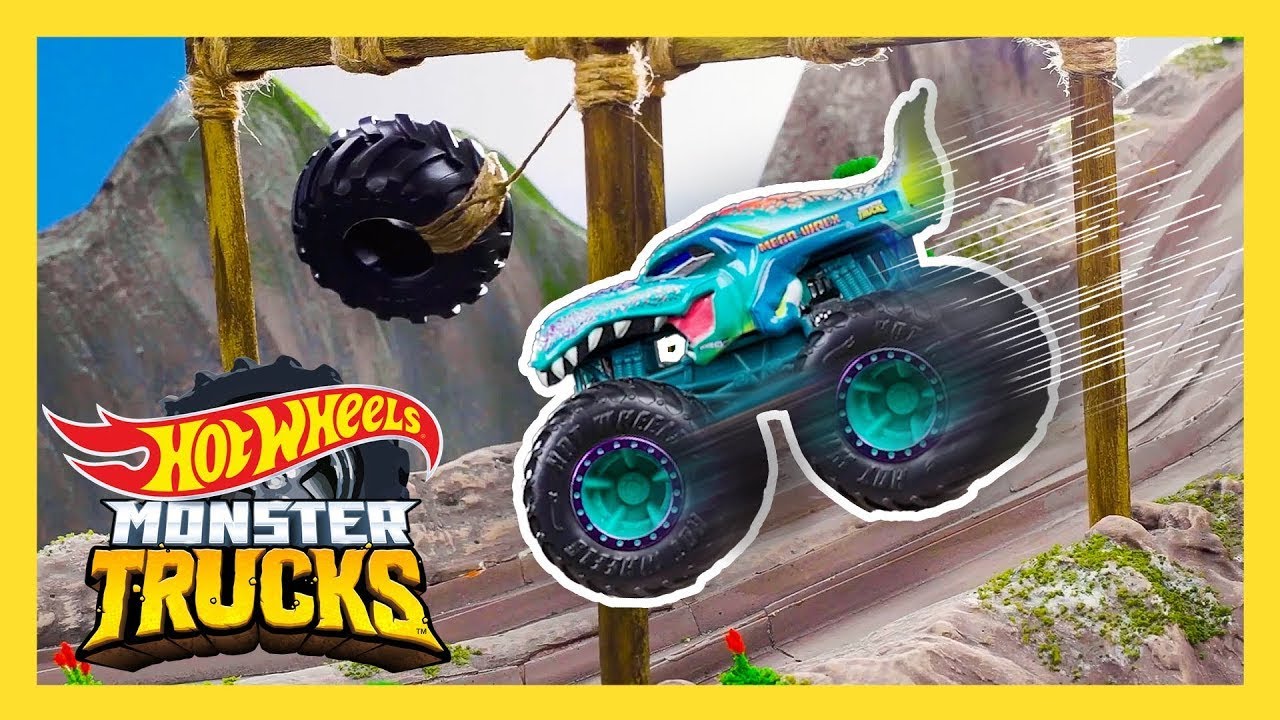 Bigfoot'un SALLANAN TEKERLEK YARIŞI! | Monster Trucks Titan Turnuvası | @HotWheelsTurkey