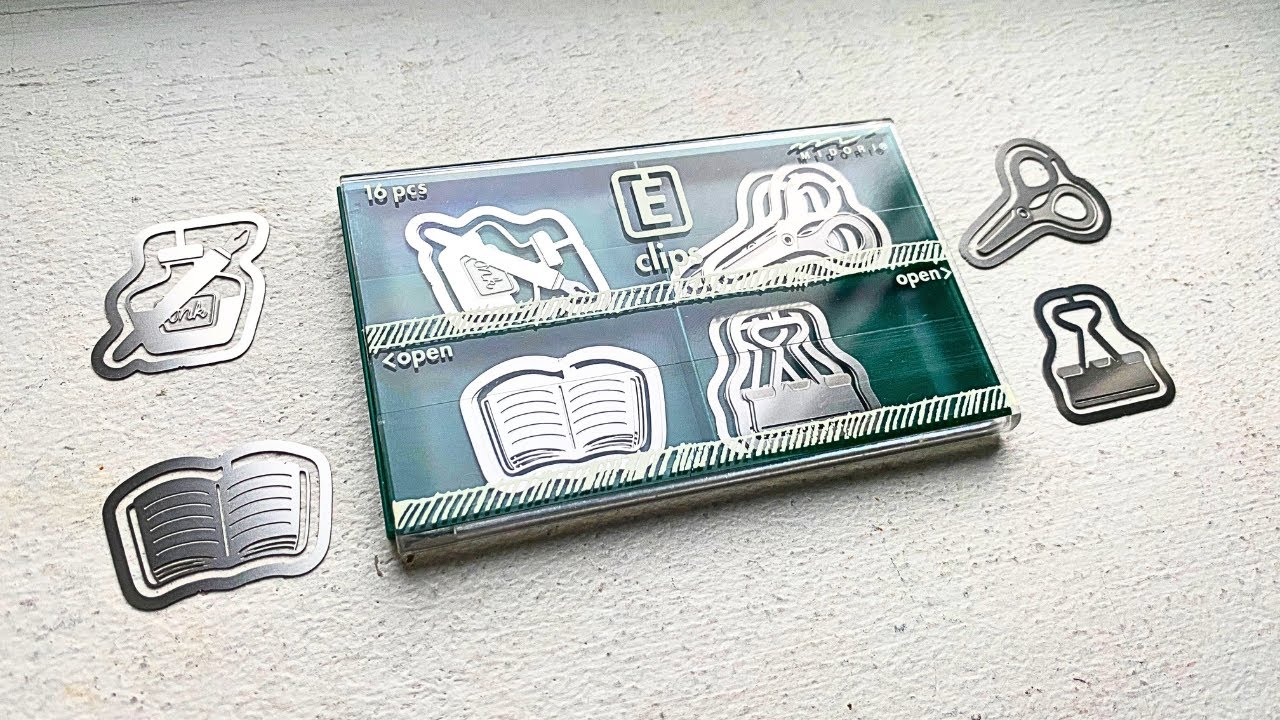 Midori Etching Clips - Stationery Set