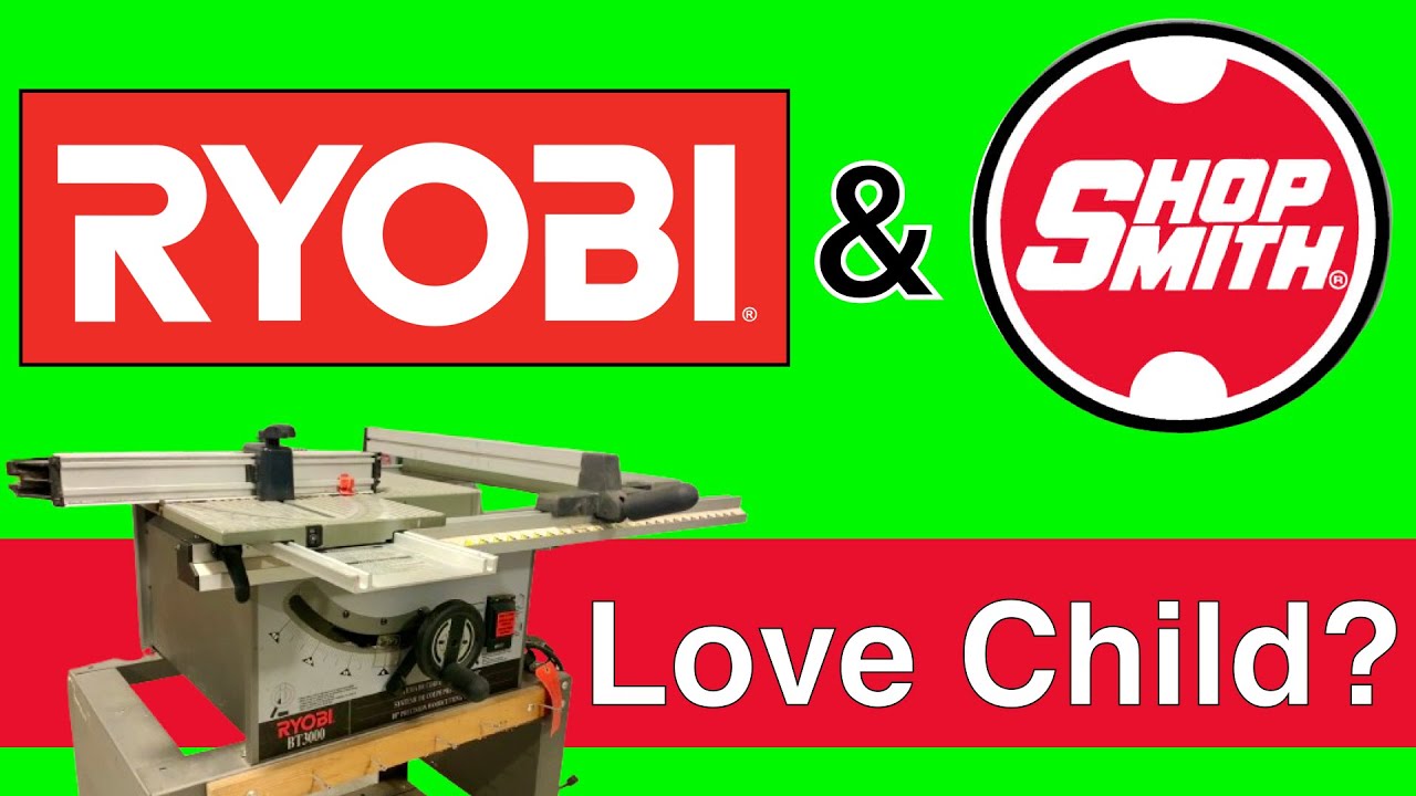 Is the Ryobi BT3000 Table Saw Related to Shopsmith?