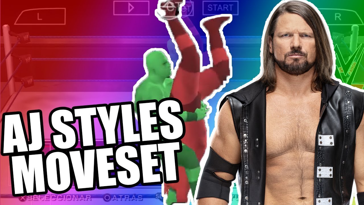 GRUPO DE MOVIMIENTOS DE AJ STYLES PARA SVR 2011 - moveset Aj Styles svr 2011