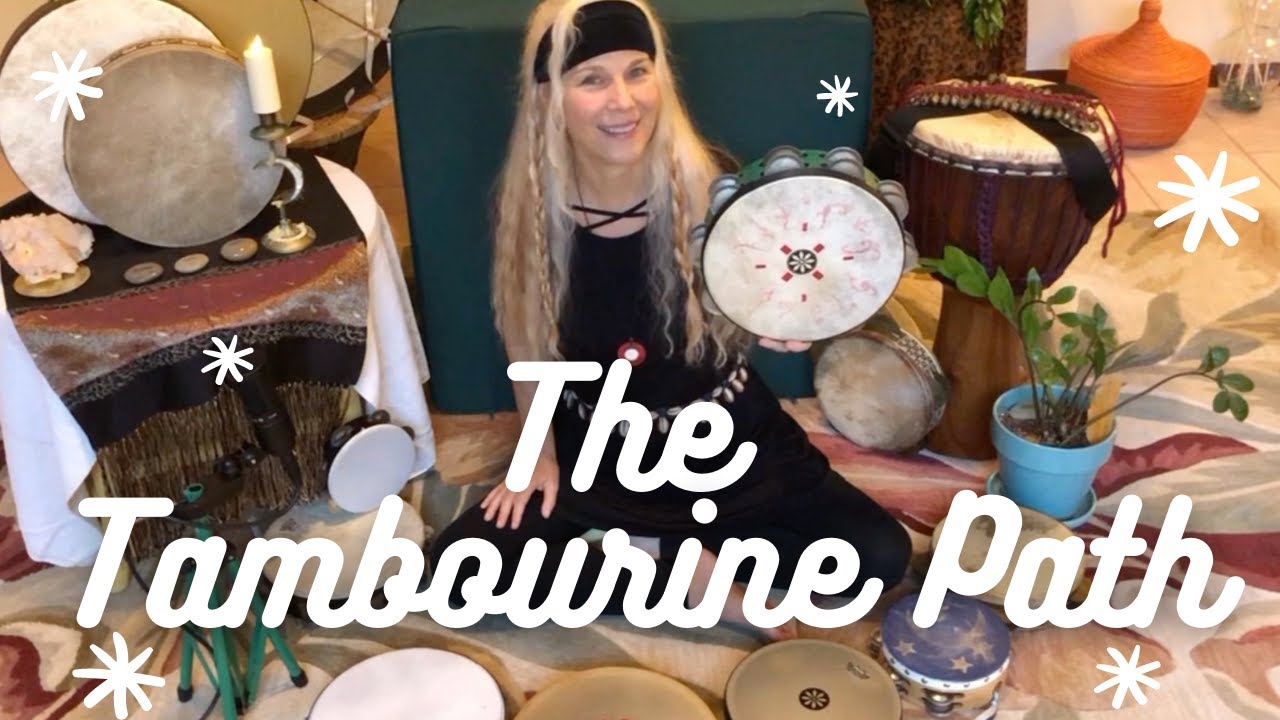 Tambourine Beginner Series, Part 1 🌸⚪️🌸 How to Hold Your Drum, with Barbara Gail The Tambourine Path