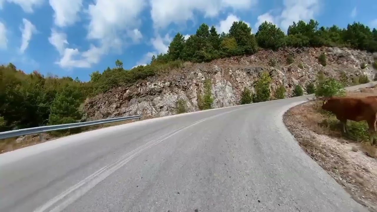 Mit der BMW K1600 GT In Griechenland Leptokarya