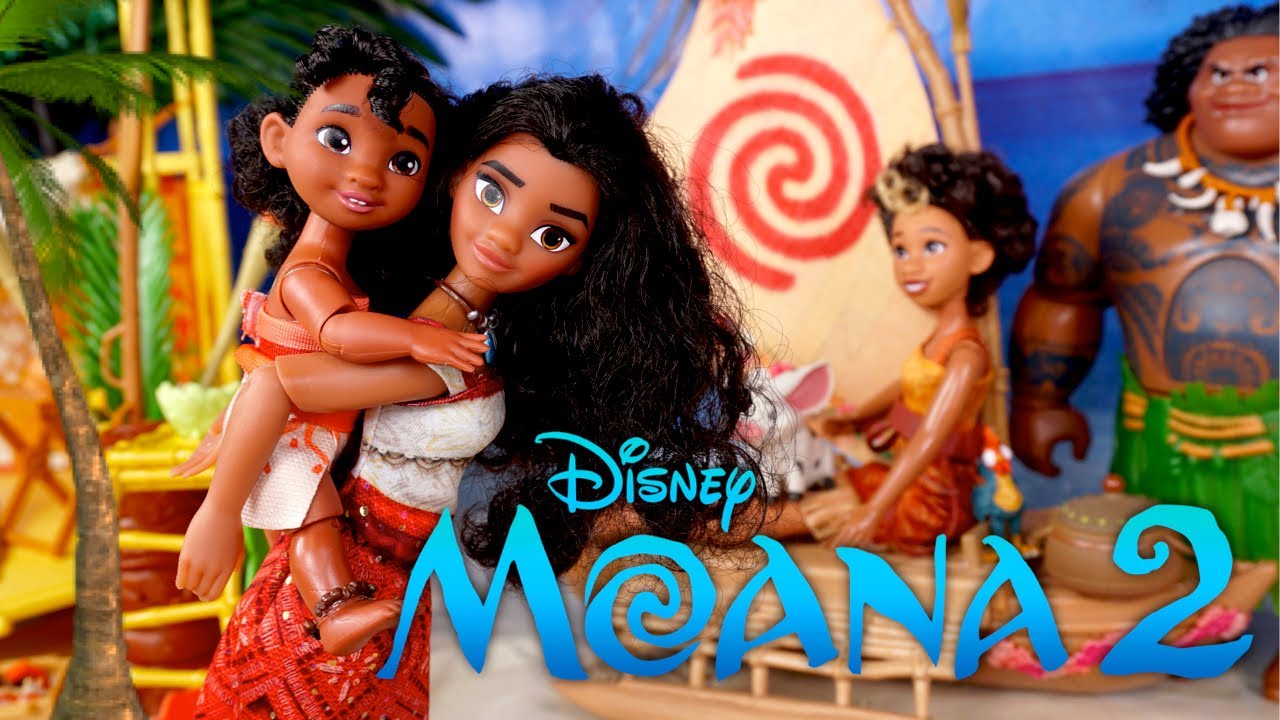 Moana y Hermanita Bebe Simea Rutina de Mañana en Muñecas