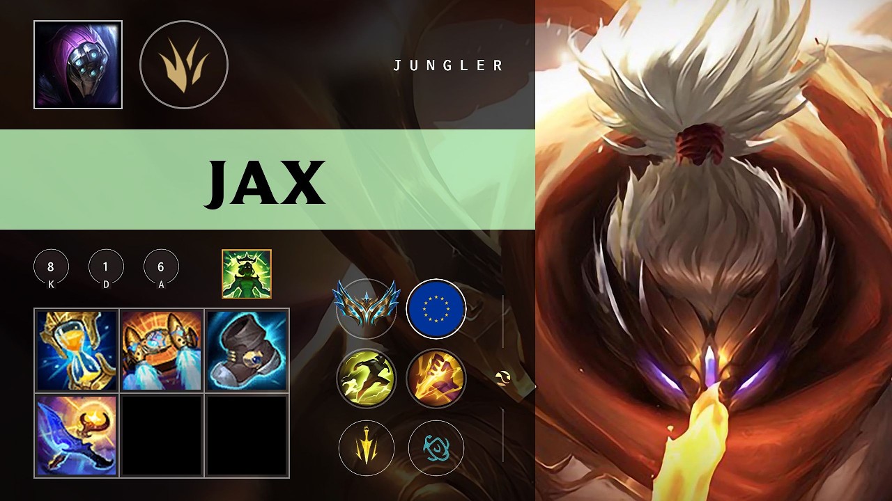Jax Jungle vs Graves - EUW Challenger Patch 26.10