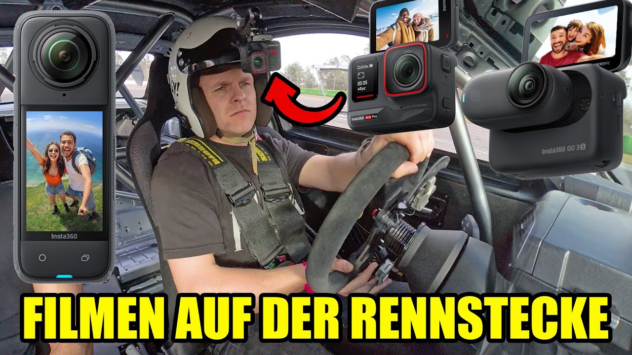 Filmen auf der Rennstrecke - SO klappt's mit INSTA360 X4, ACE PRO2 & GO3S!