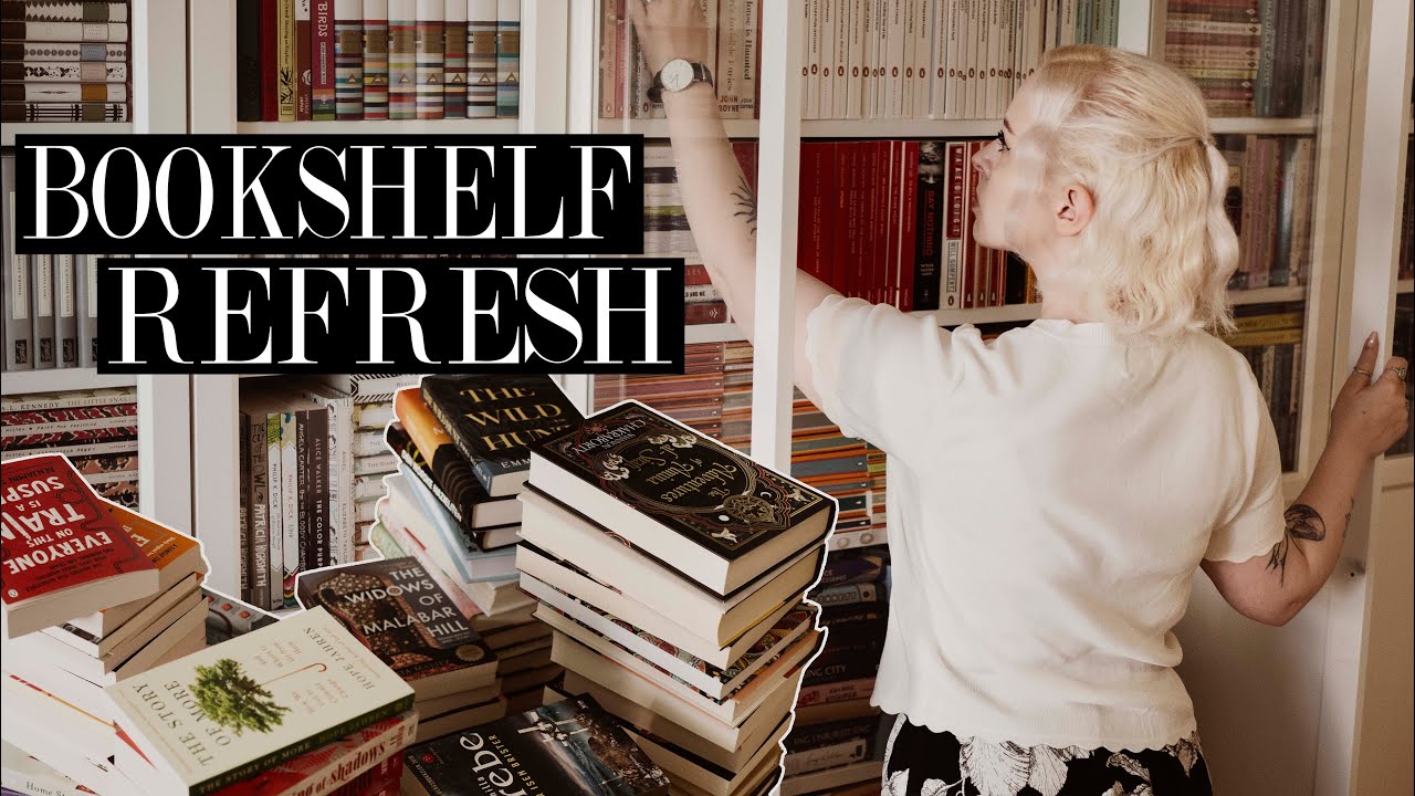 Reorganising My Bookshelves 🌿🕯️ | The Book Castle | 2025