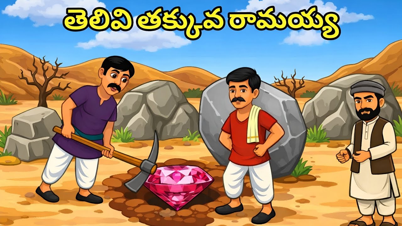 😱💎రామయ్యకి సుబ్బారావు మోసం  | నీతి కథ | Telugu Moral Story| Neethi kathalu | trending kathalu| kids|
