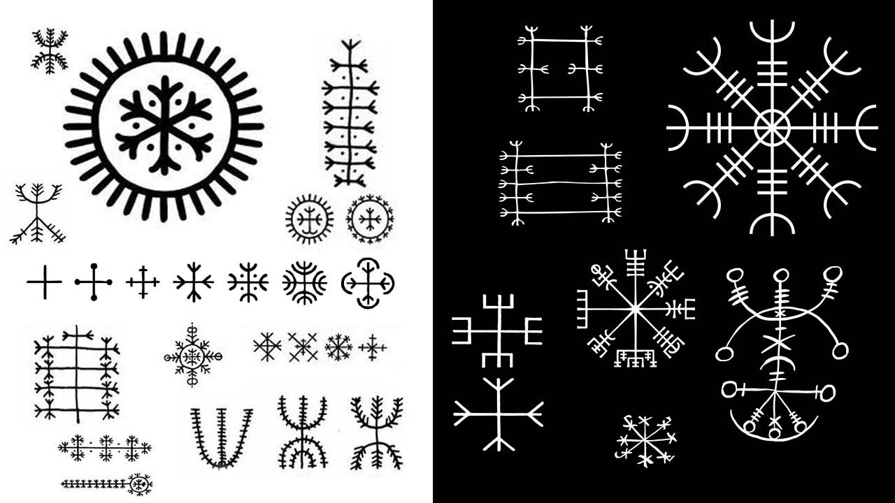 Balkan Religious Symbols Similar to Icelandic Magic Staves
