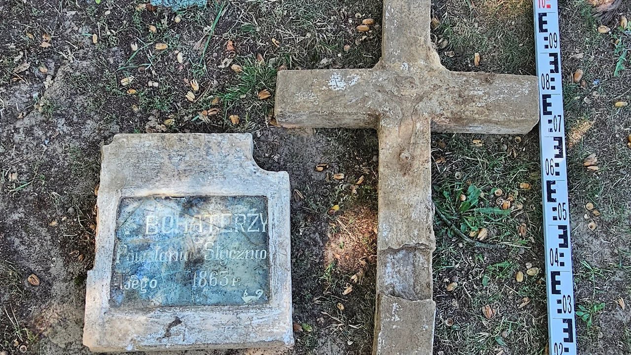 Próba odnalezienia mogiły 10 Powstańców Styczniowych którzy polegli w 1863r Badania Archeologiczne .