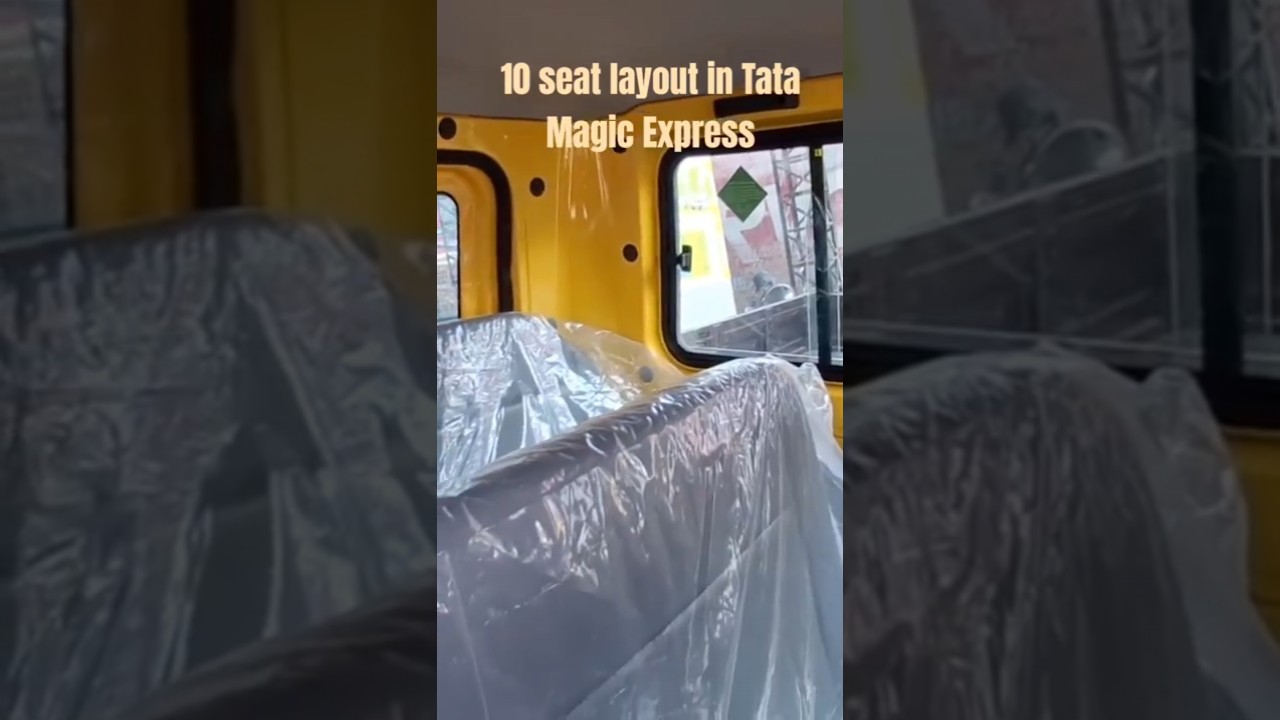10 вариантов расположения сидений в фургоне Tata Magic Express