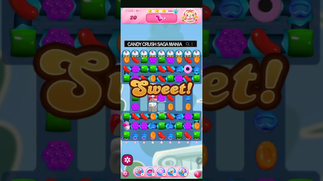 Candy Crush Saga Level 1120 NO BOOSTERS ✅🔄 Mastery on the First try™ 31 MOO