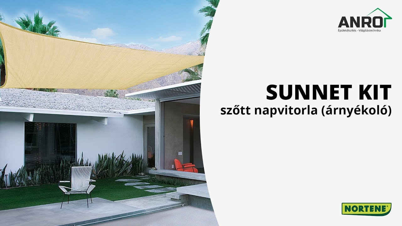 Terasz árnyékolás napvitorlával - napernyő helyett! Kerti design ötletek a McMenemy Márkkal!
