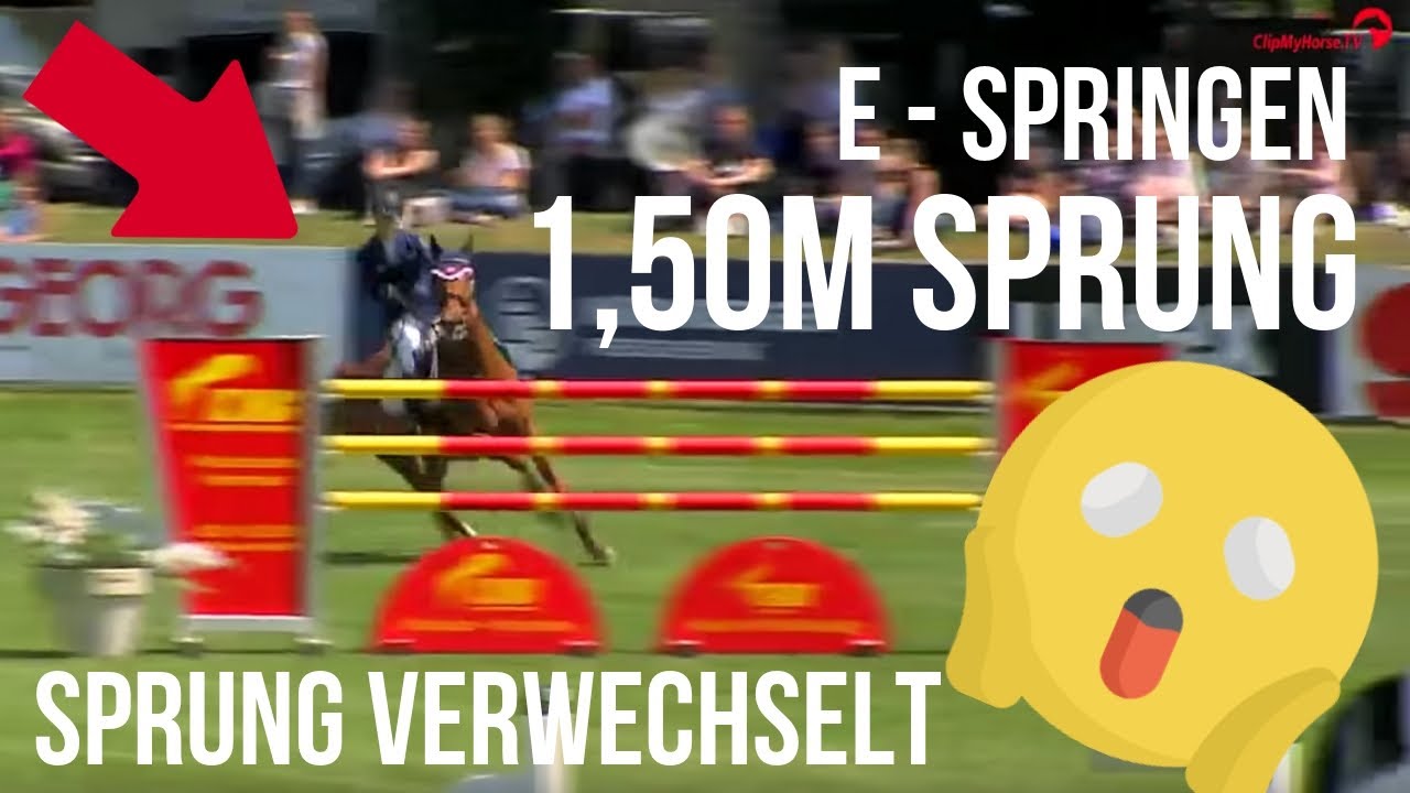 Unglaublich! | E - Springen mit 1,50m Sprung |&nbsp;Para - Reiterin verwechselt Sprung
