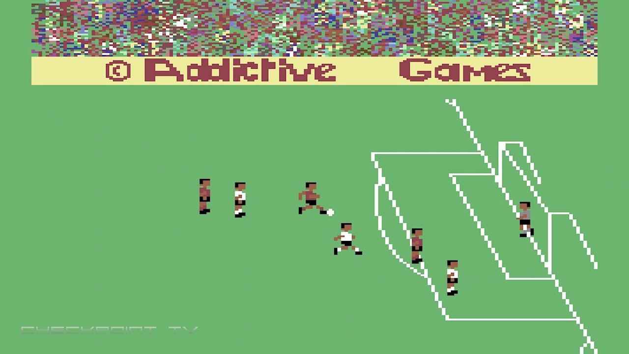 Football Manager - Advancement to 3rd Division Gameplay (C64 Games)