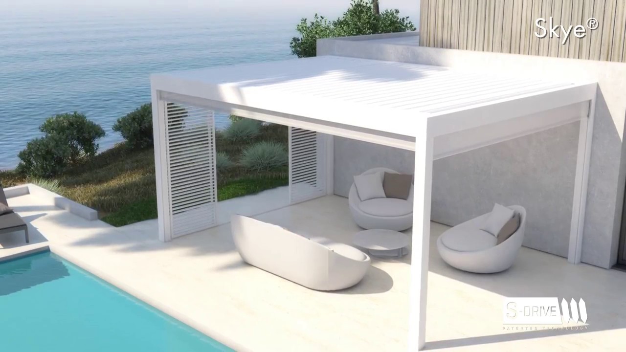 Skye   Eine innovative, modular aufgebaute, vollständig abschließbare Terrassenüberdachung
