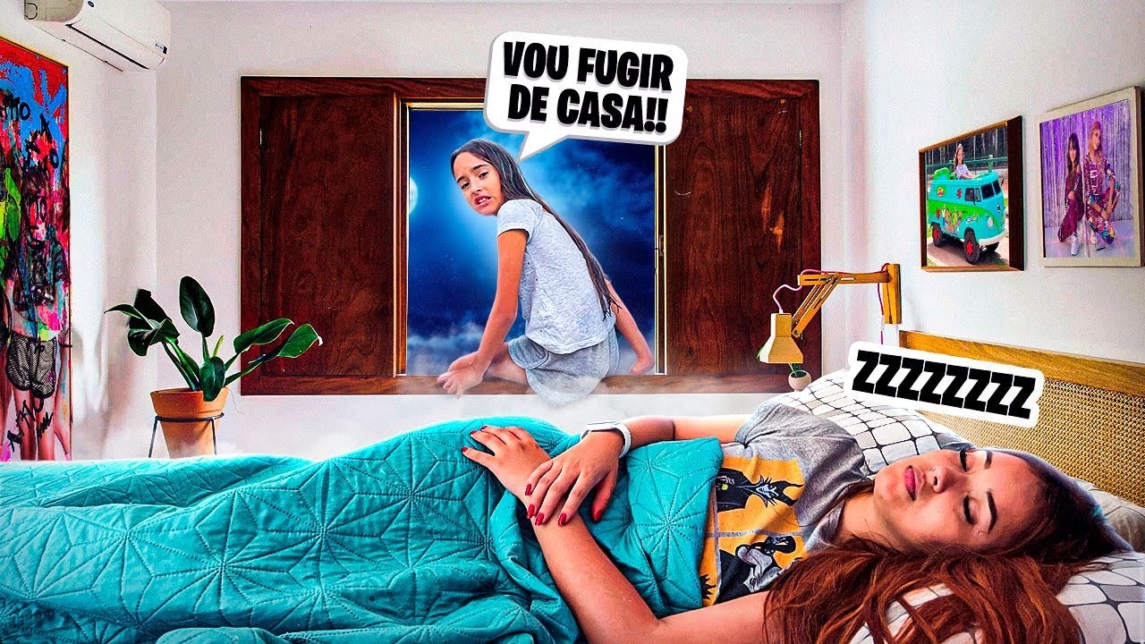 BELINHA FUGIU DE CASA A NOITE ESCONDIDO DA SUA MÃE