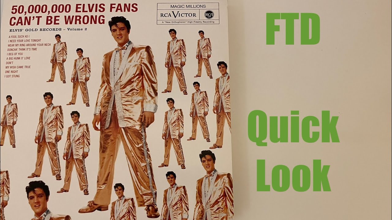 Elvis Presley - FTD Golden Records 2 50,000,000 Fans Cant be Wrong CD Box Set Unboxing #elvispresley